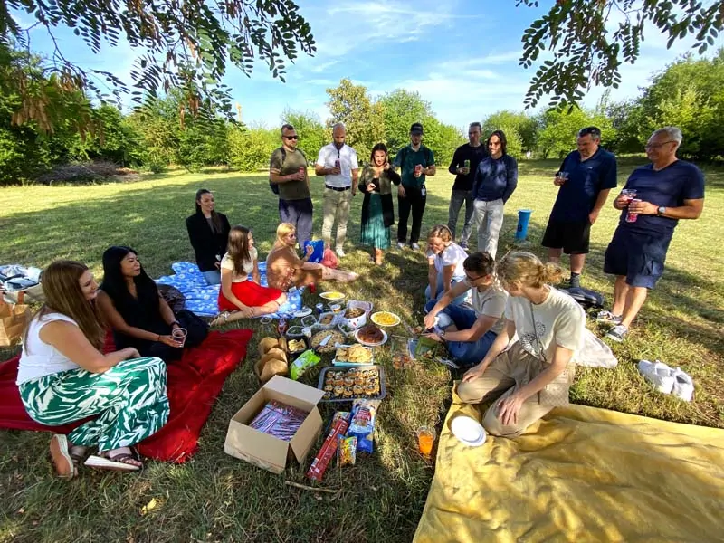 We regularly meet during various afterwork activities.